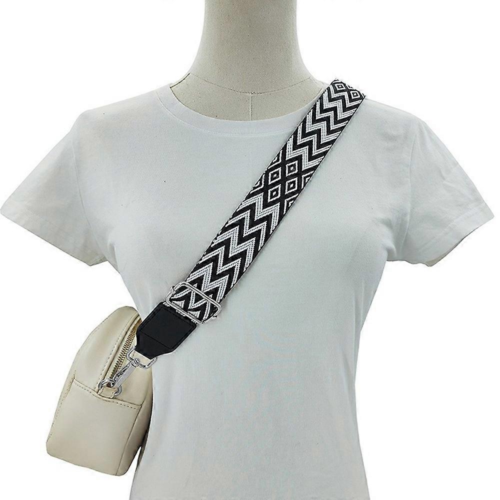 3.8cm Width Adjustable Replacement Shoulder Strap for Phone,Bag,Camera,Crossbody Strap with Silver B