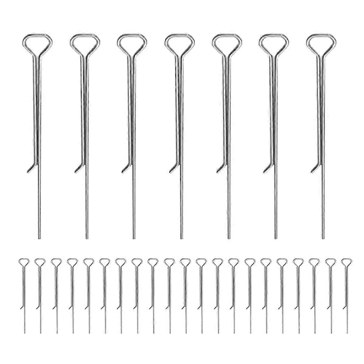 40pcs Stainless Steel Candle Wick Centering Tools for Precise Wick Placement in DIY Candle Making
