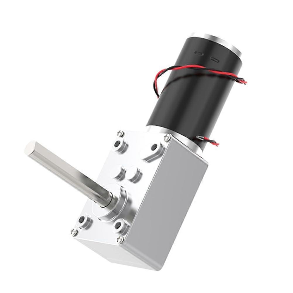 DC Worm Gear Motor 584031ZY 12V  Torque SelfLocking Long Shaft for Electronic Engine