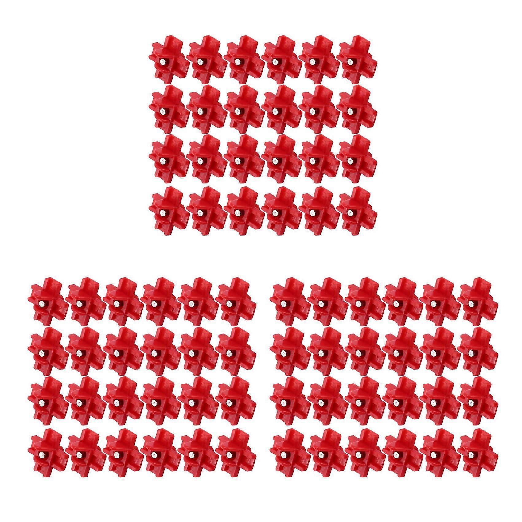 72 Pack Horizontal Side Mount Automatic Poultry Nipples Clean Drinker Waterer for Chicken or Quail