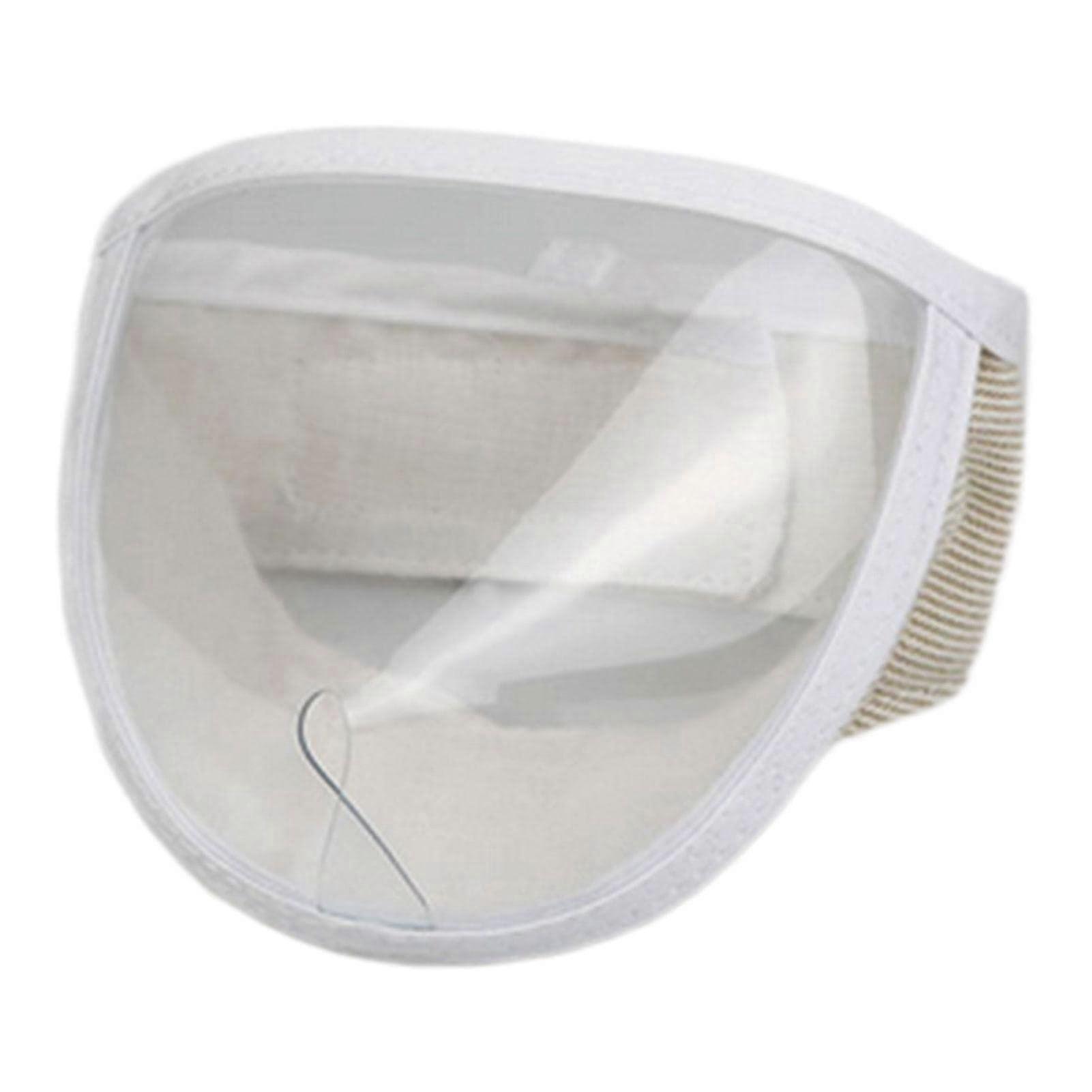 Cat Grooming Muzzle with Transparent Breathable Face Shield for Vet, Bathing, AntiBiting  S