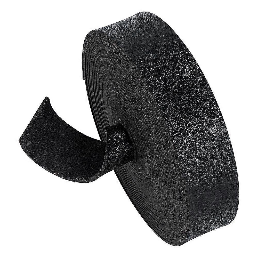 Imitation Leather Ribbon Black 25x1.6mm