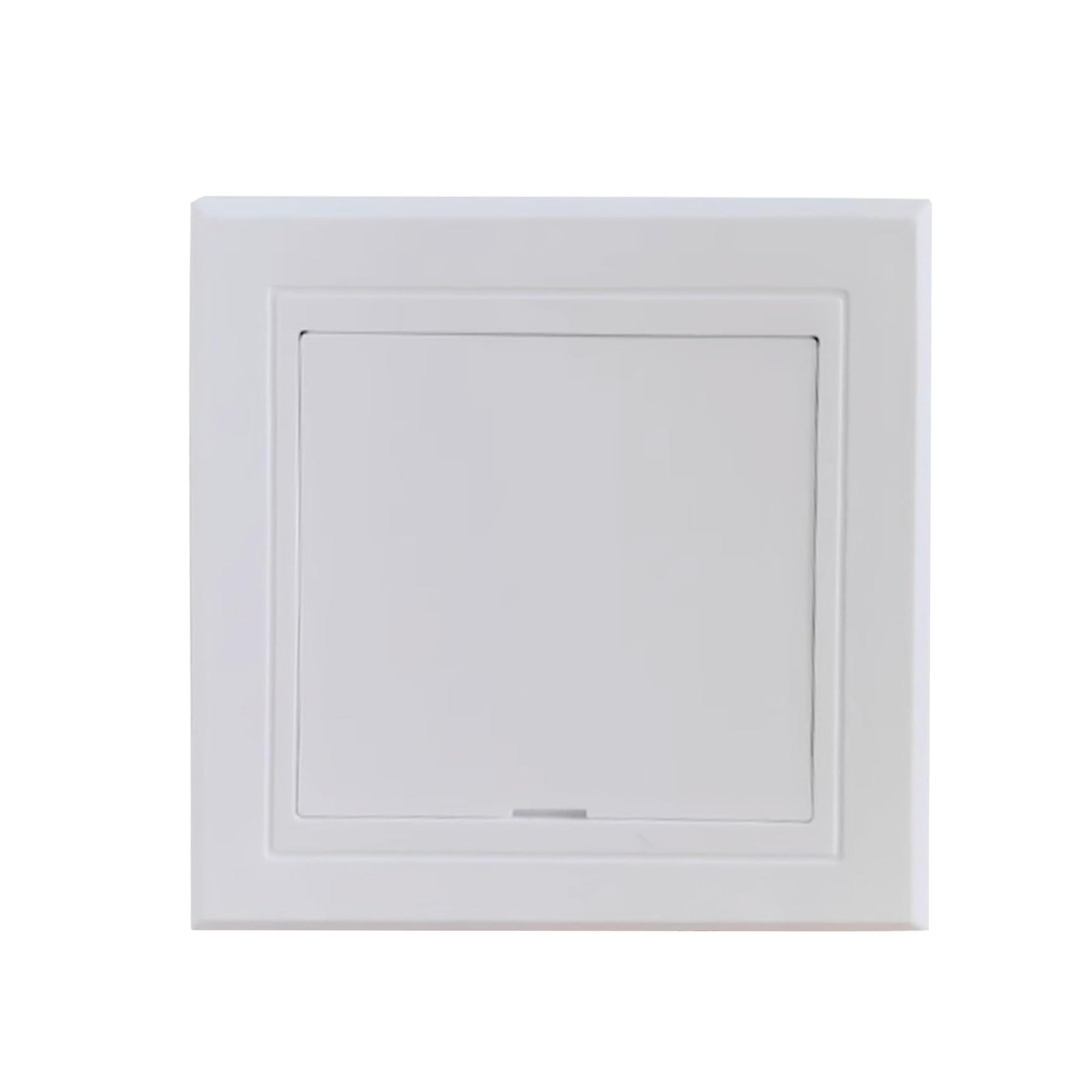 Plastic HVAC Access Panel 15x15cm White Hinged Drywall Ceiling Door ABS Wall Hole Cover