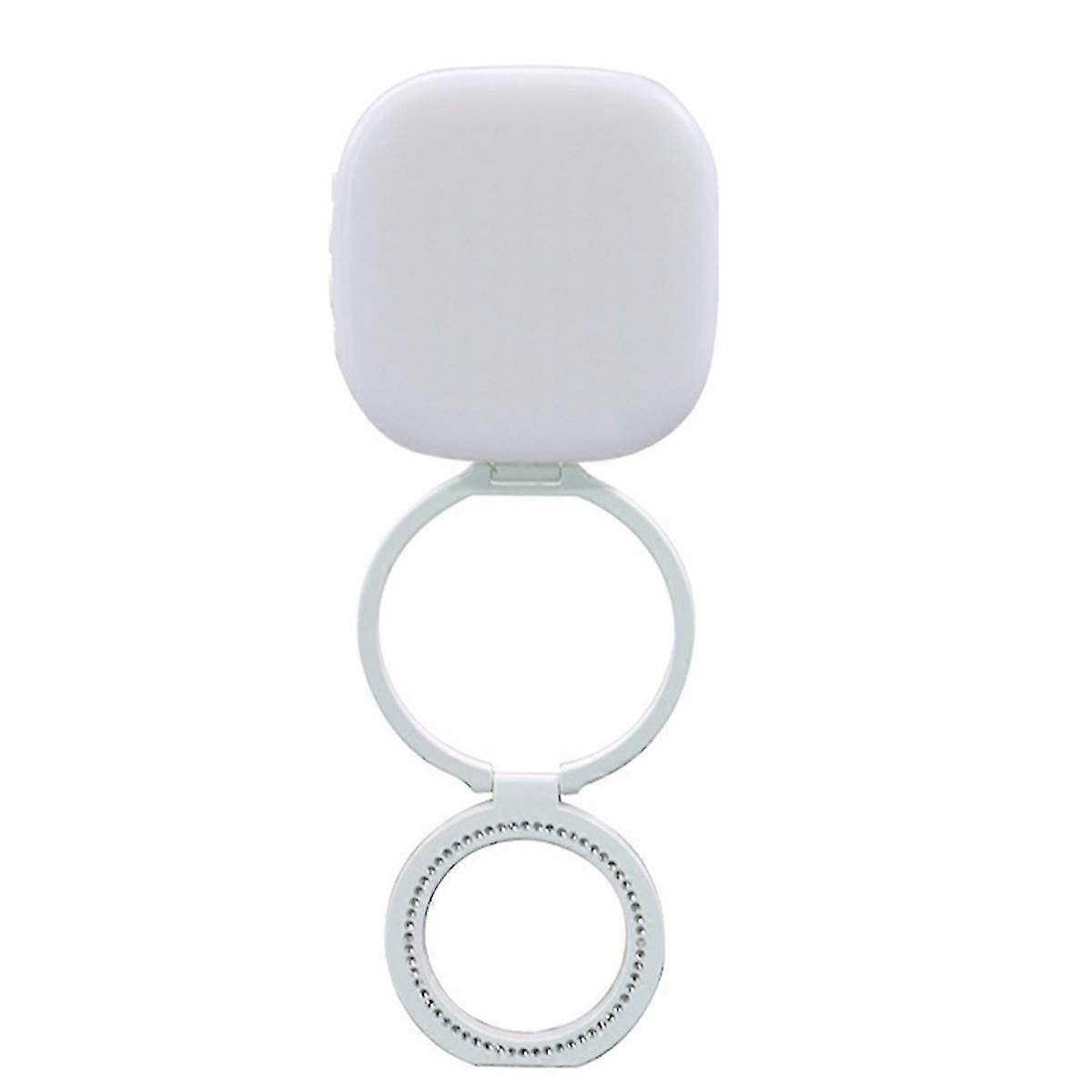 Magnetic Selfie Light Type-C Rechargeable Portable Phone Light Foldable Ring Light with Mirror compatible