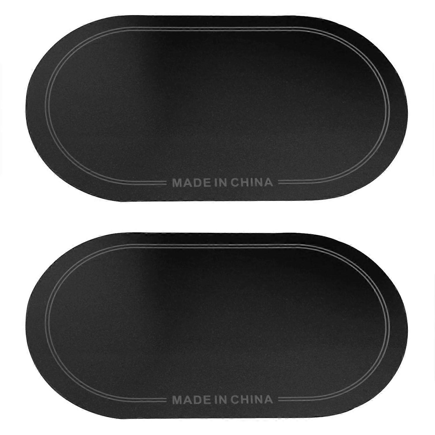 2PCS Black Bass Drum Pedal Patch Kick Drum Protector for Percussion Accessories