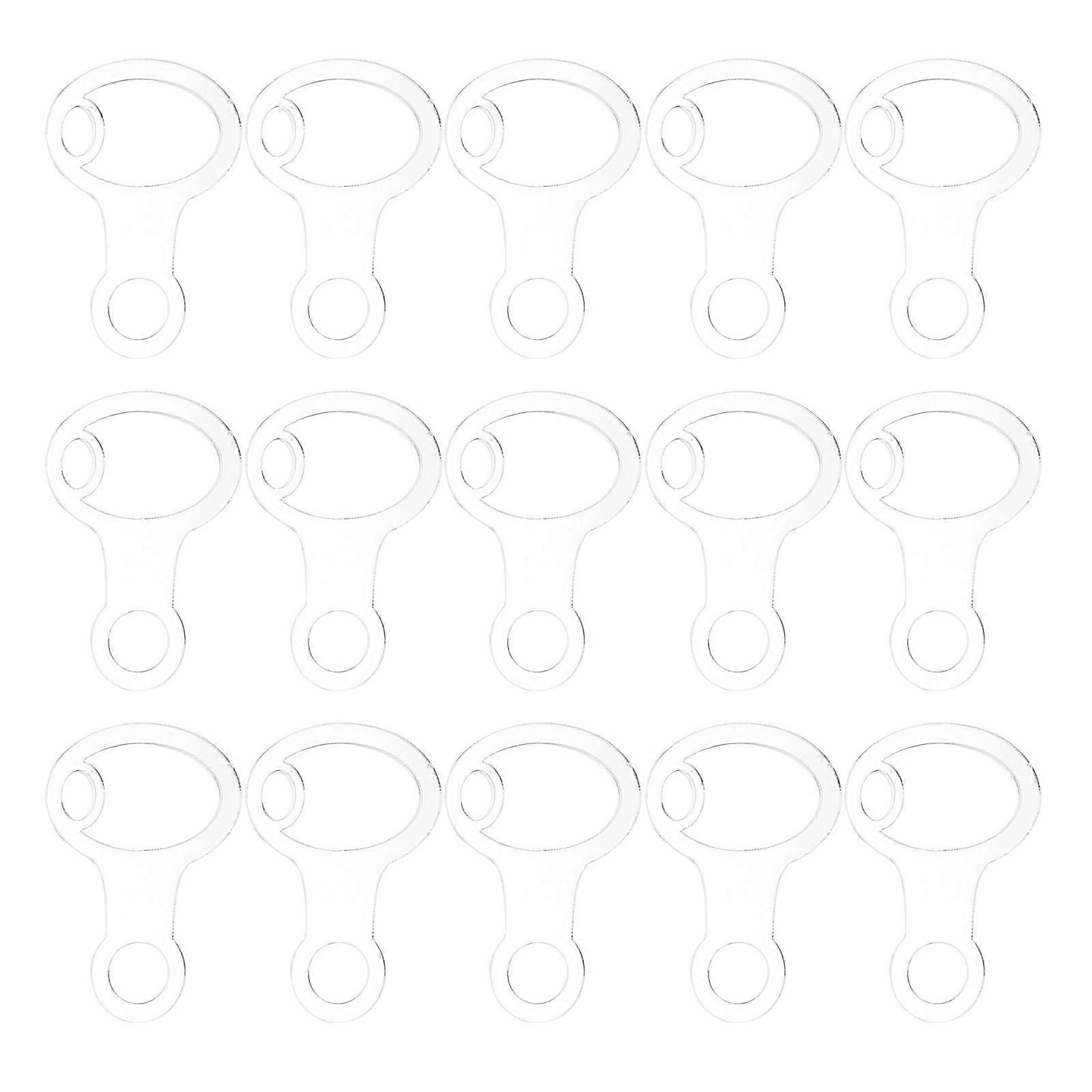 Slim Acrylic Thread Organizer Embroidery Floss Drops for Storage 30Pcs