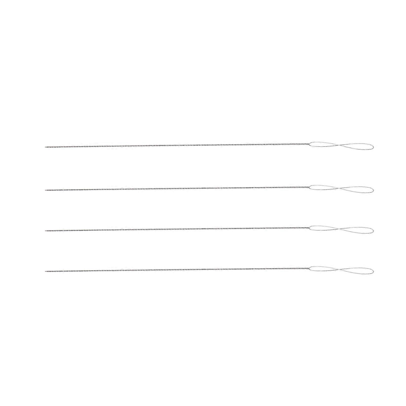 Beading Needles Silver Color for Stitching Use 4Pcs DIY Sewing Needles