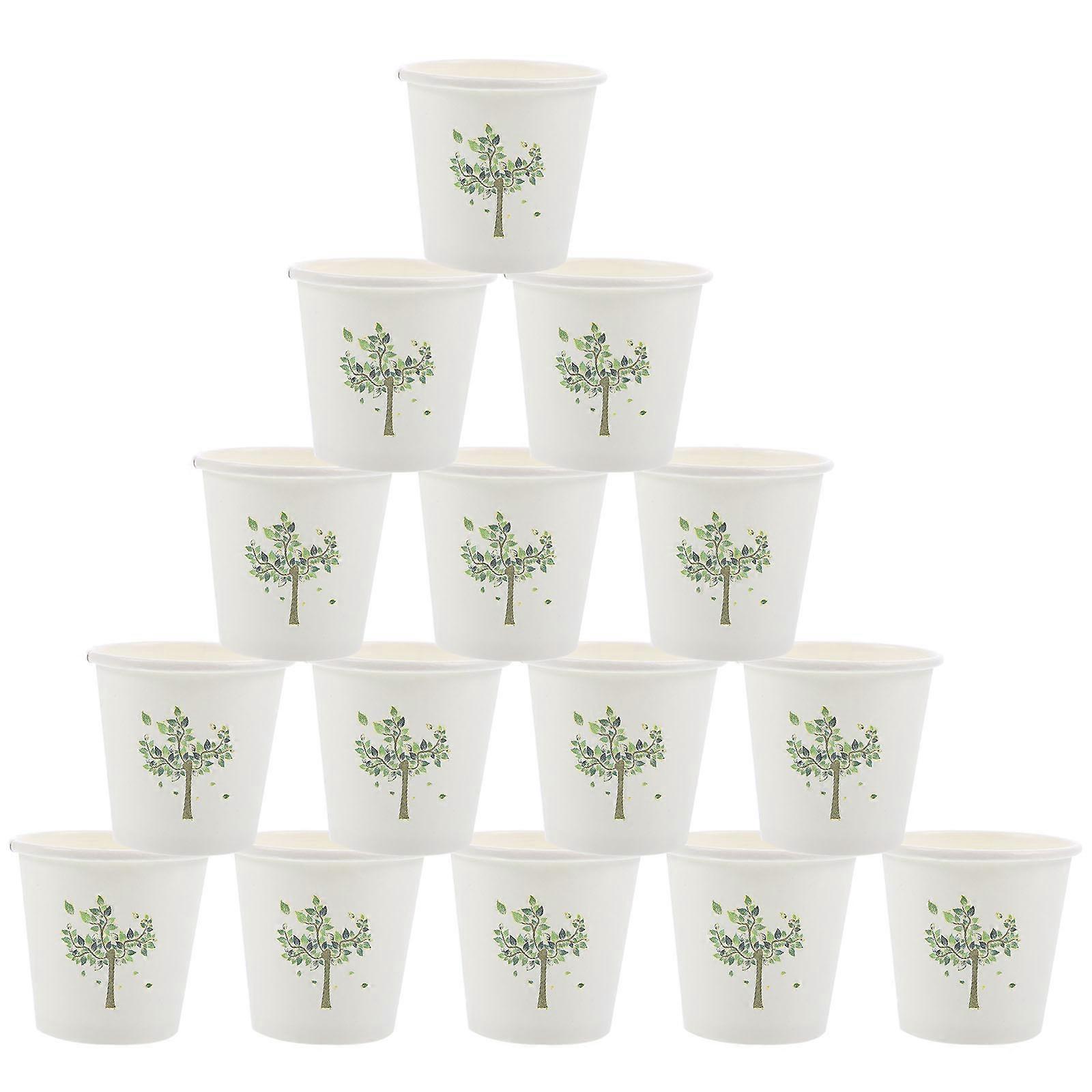 Assorted Color Trial Drinking Paper Cups for Coffee Juice 500Pcs