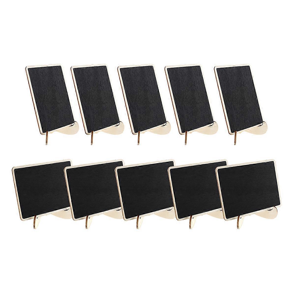 Mini Chalkboards Black for Message Board Signs 45Pcs Dinner Party Table Use