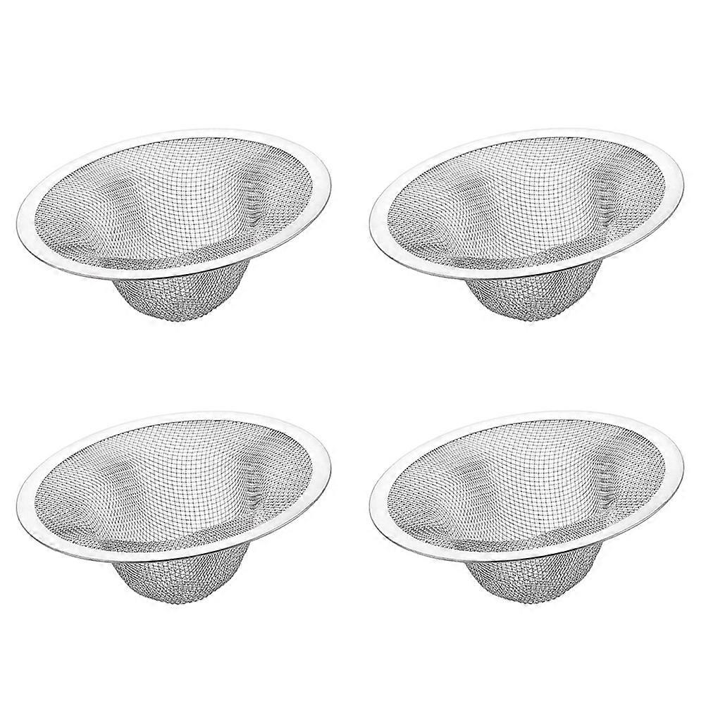 Sink Strainer Basket Filter for Draining 4Pcs Stainless Steel Mesh Drain