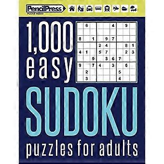 1000 enkla Sudoku-pussel bok för vuxna: Pusselbok för vuxna lätt 1,000+ av