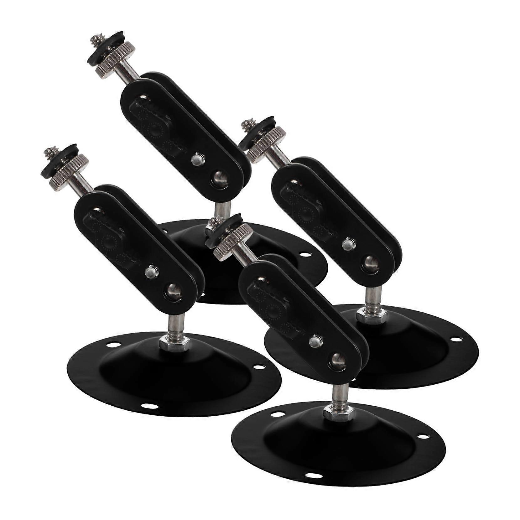 Security Camera Wall Mount Bracket Indoor Outdoor Stable Support with Quick Angle Adjustment, 4 Sets
