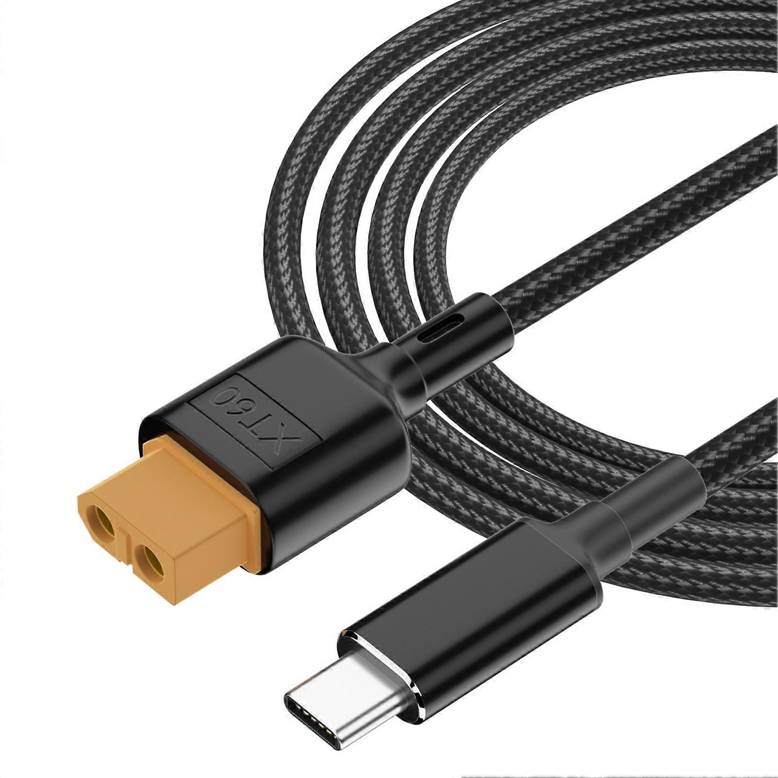 Type-C to XT60 Charging Cable - 100W PD Fast Charging for Models