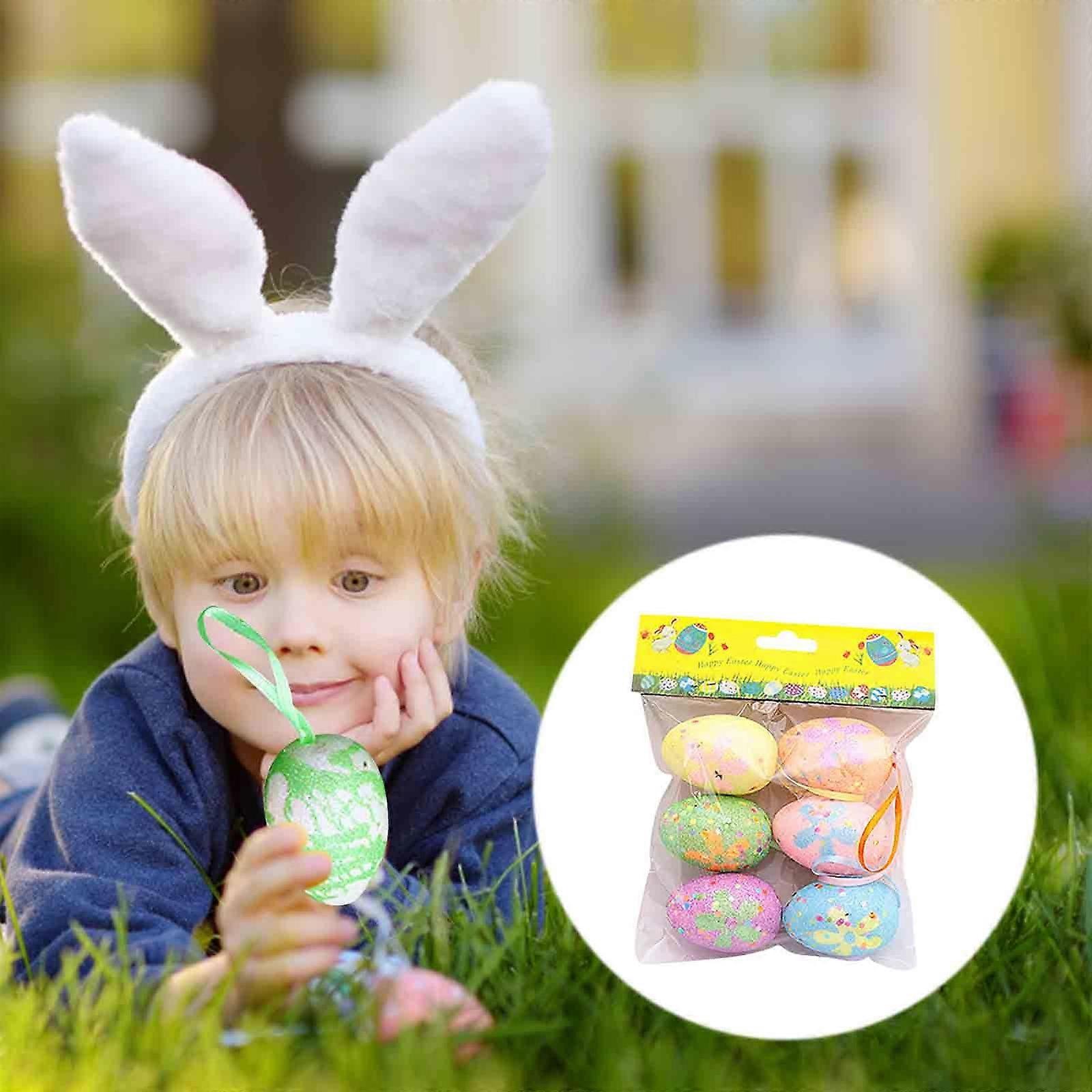 Easter Bunny 4x6cm Easter Decorative Eggs Easter Gift Easter Decorations for The Home