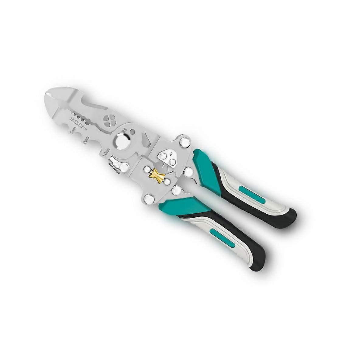 Multi-Function Folding Electric Wire Stripping Plier Tool for Electricians