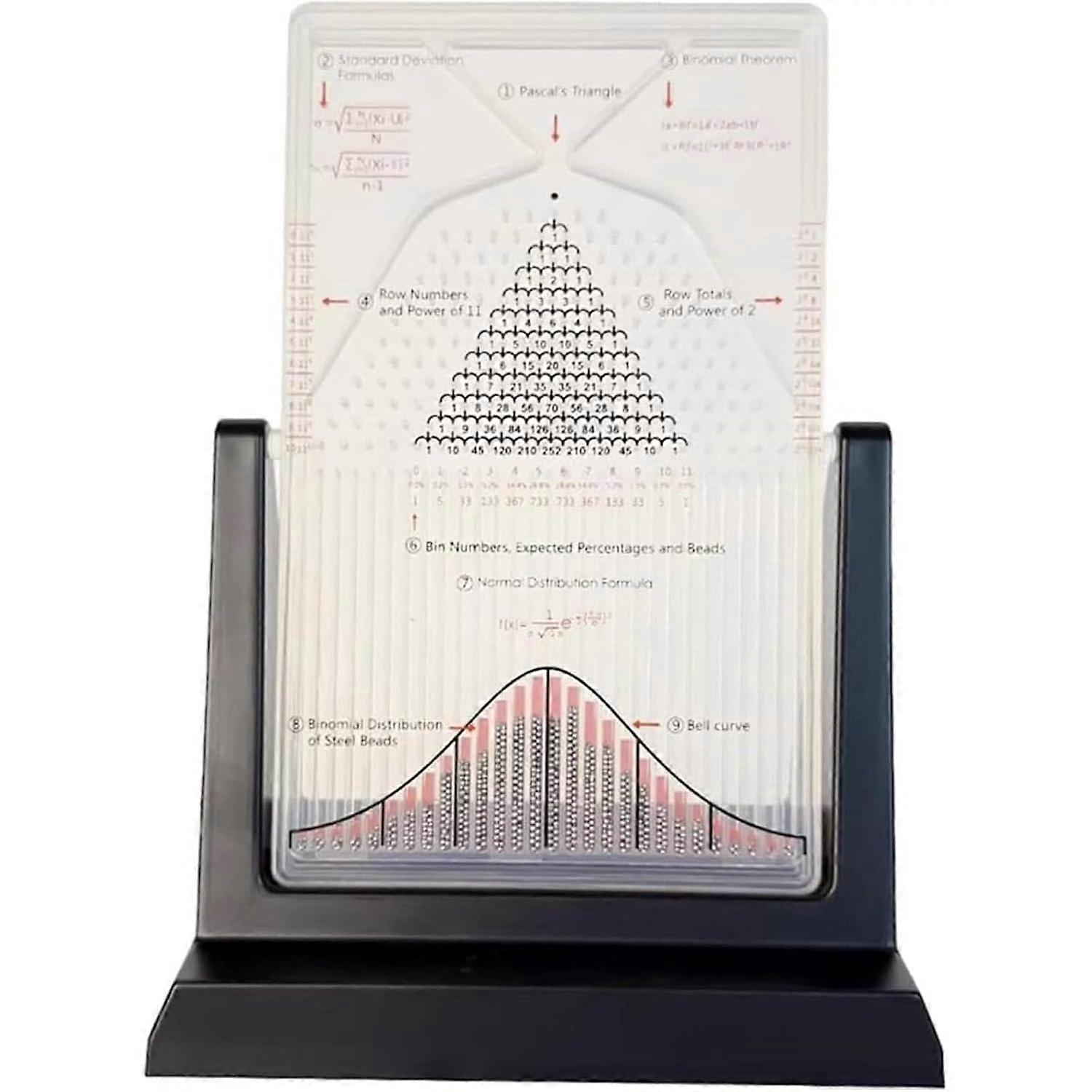 Galton Board with RealTime Probability Display for Physics Lab and Interactive Learning