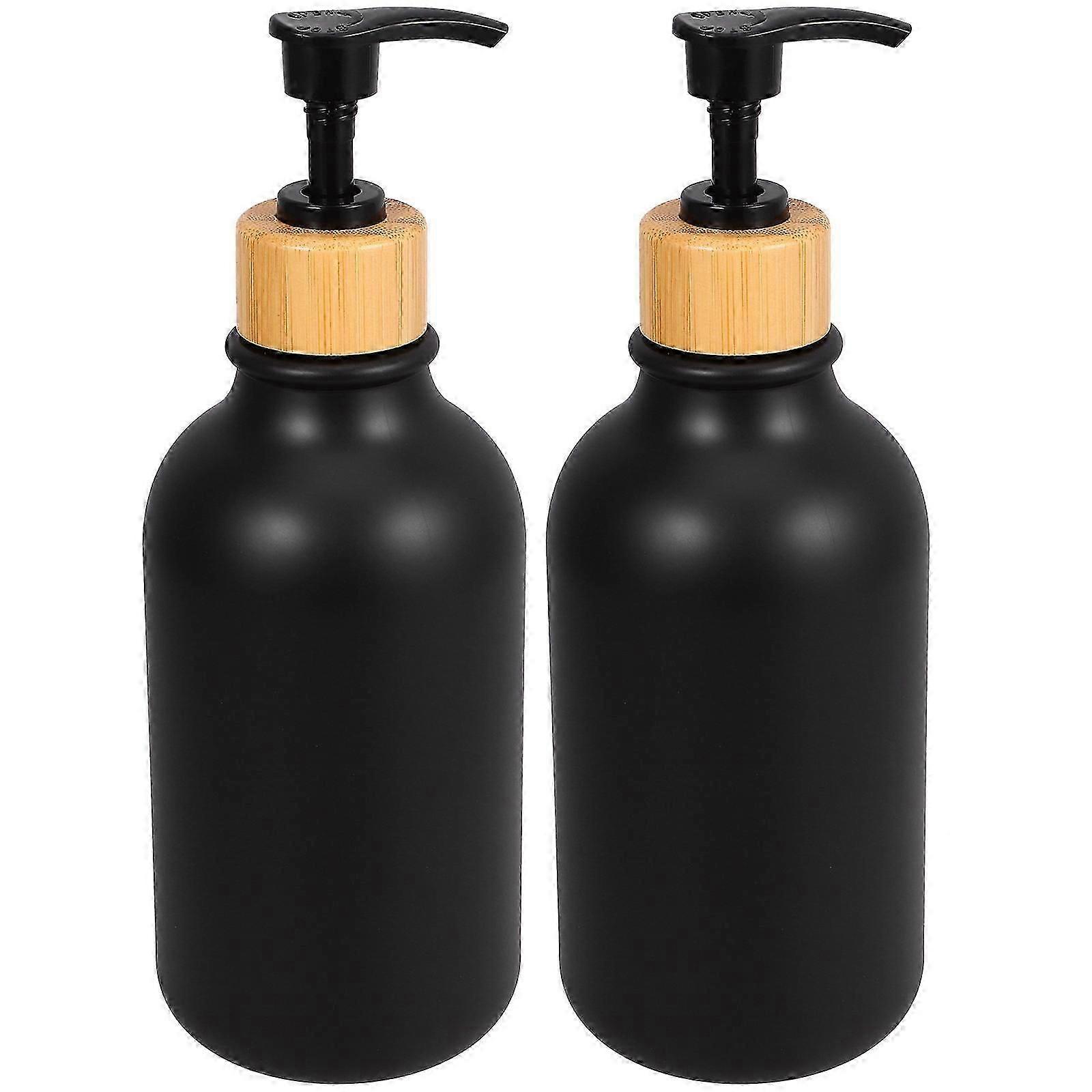 4-Pack Reusable Soap Dispenser Bottles for Kitchen and Bathroom