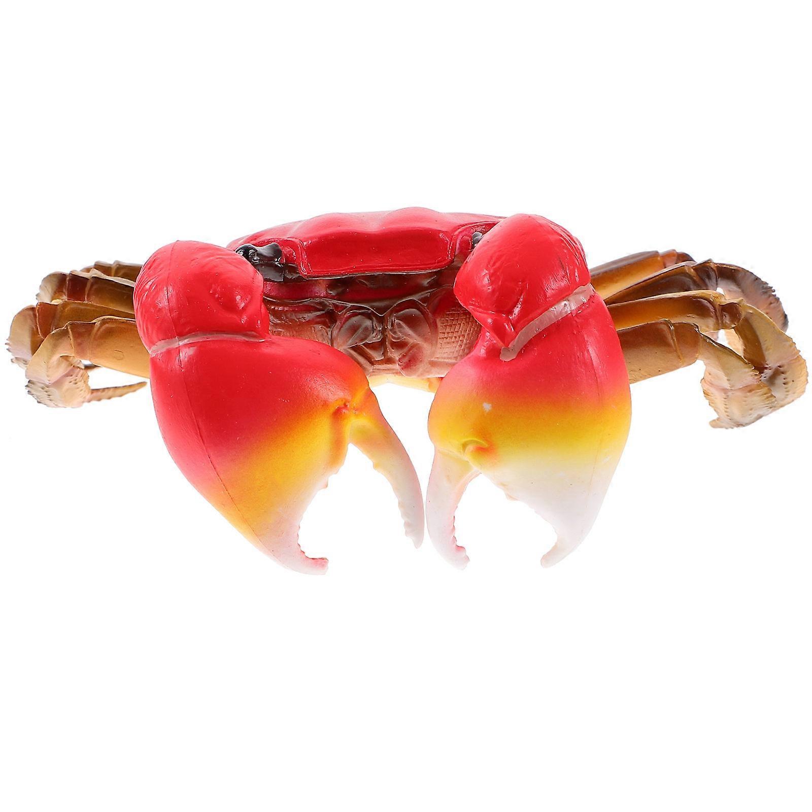 Simulation Crab Model Toy for Decoration 5Pcs Plastic Educational Set