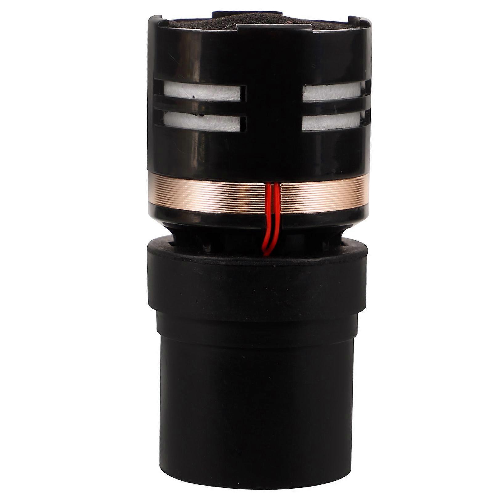 Dynamic Microphone Capsule Core for Mic Replacement Cartridge Black