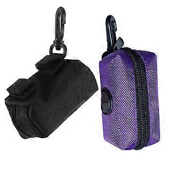 Portable Dog Waste Bag Dispenser for Pet Waste with 2Pcs Holder