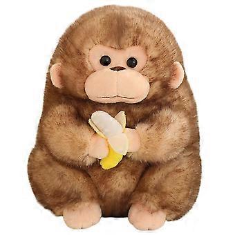 Golden Monkey Plush Toy, Soft PP Cotton Pillow, Cute Doll, For Home Bedroom Office, 23cm 30cm