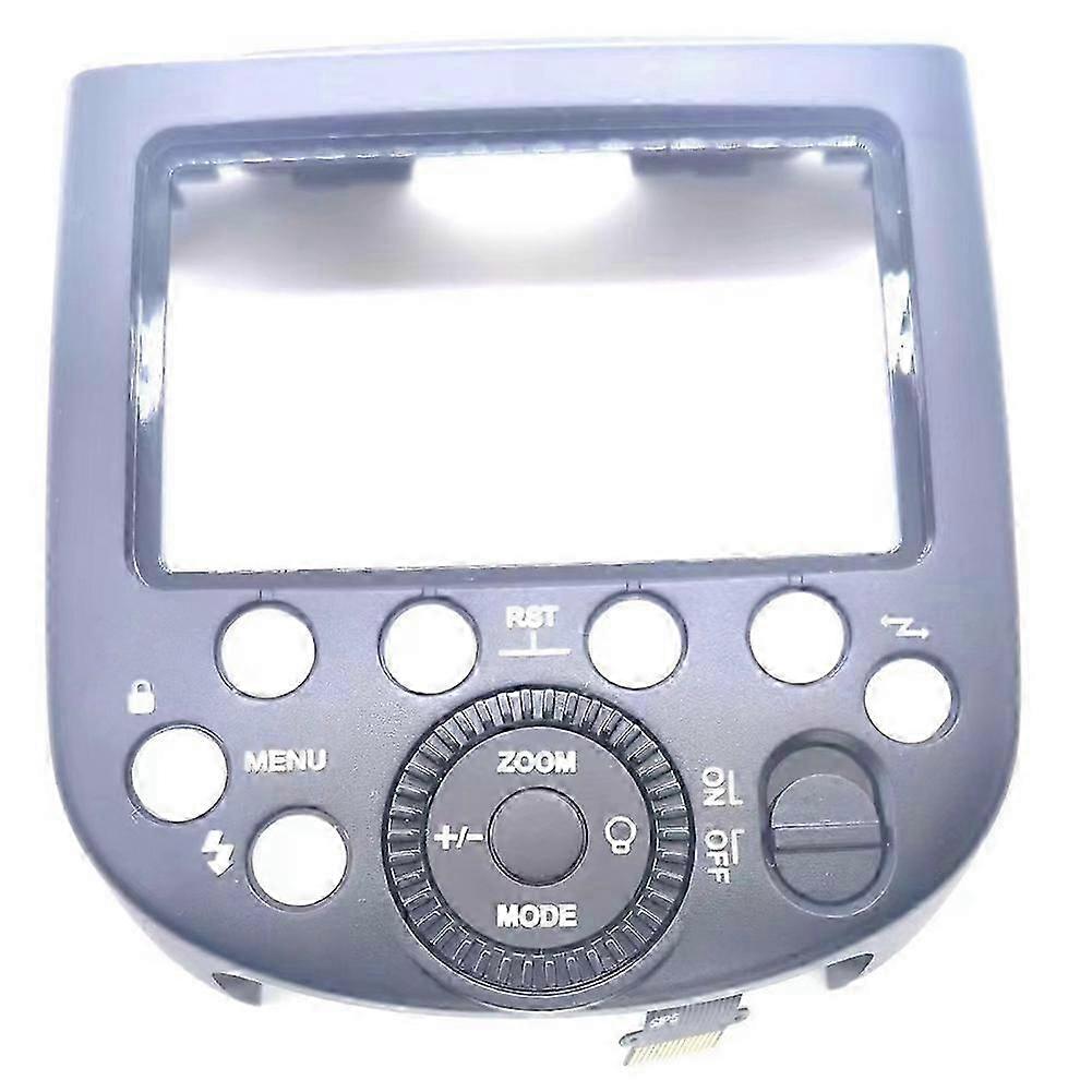 compatible with V1 Speedlite Flash Rear Back Cover + Mode Function Selection Button Panel Wheel Key Board No LC