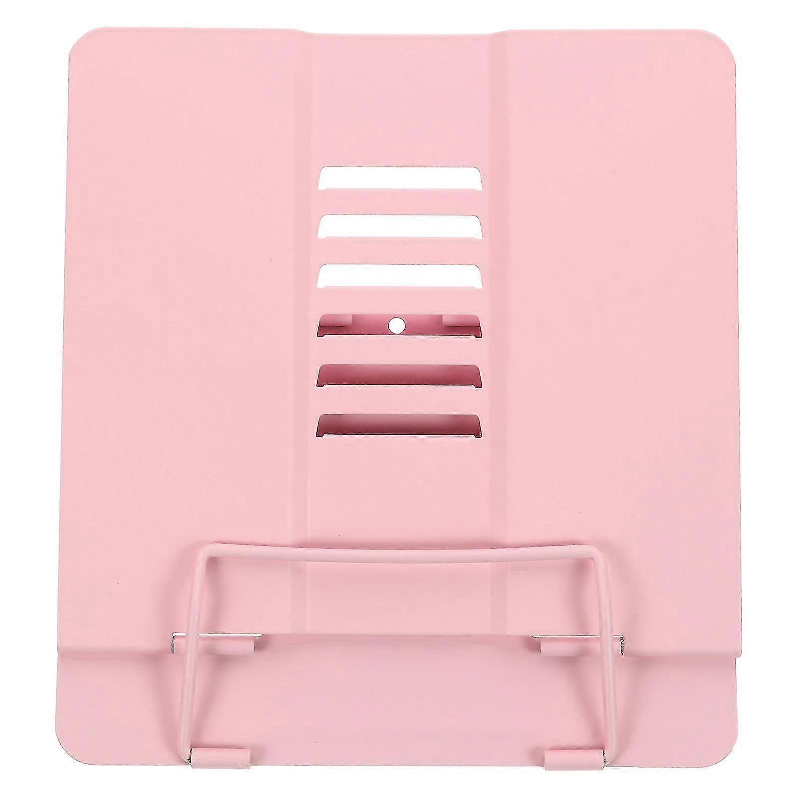 White Iron Adjustable Reading Shelf for Reading Use 1Pcs Student Stand