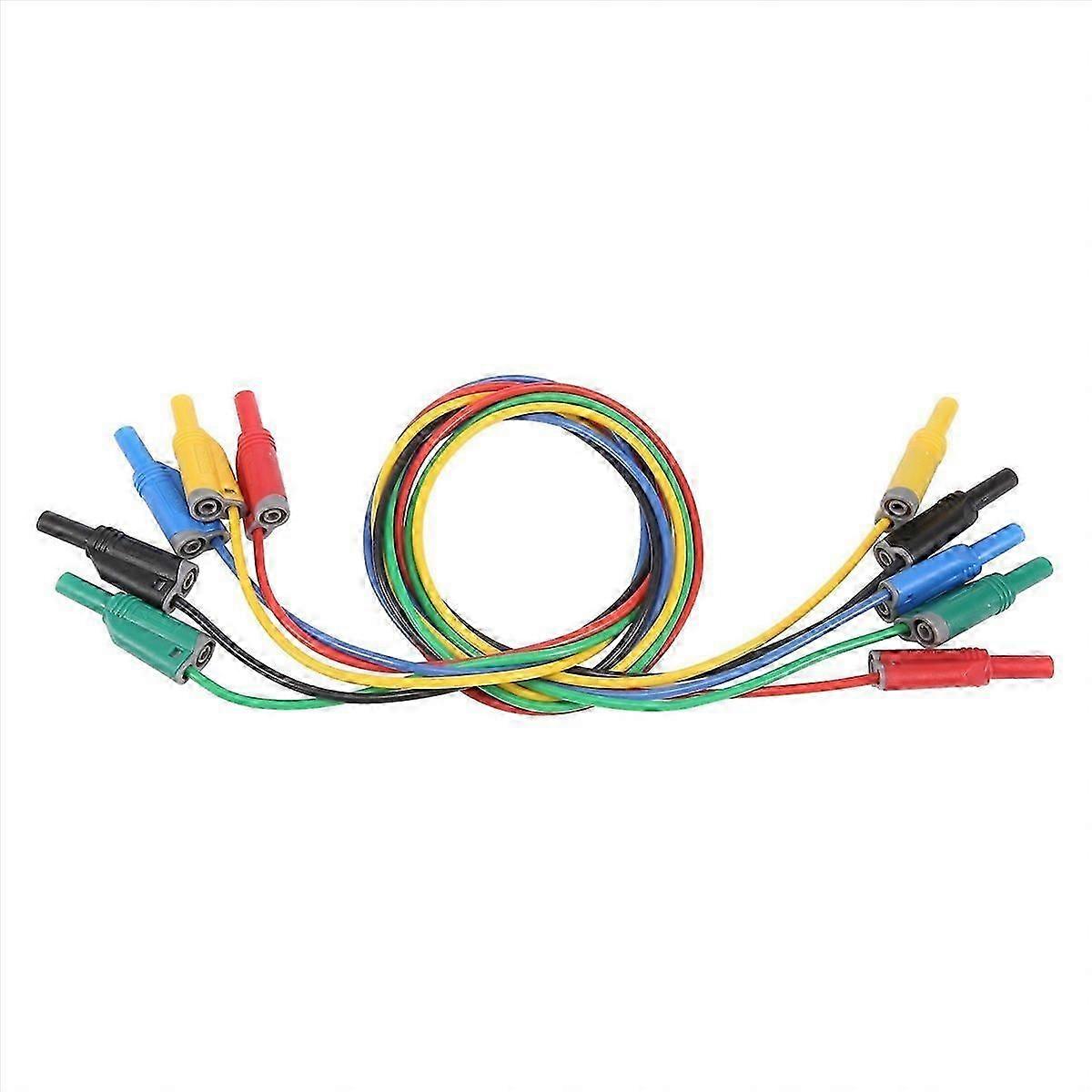 5PCS Banana Plug Silicone Test Leads 4mm