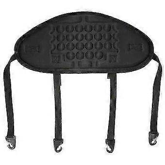 Backrest Pad Kayak Seat Cushion Portable Light Thickened Soft Black For Fishing Boats Rafts