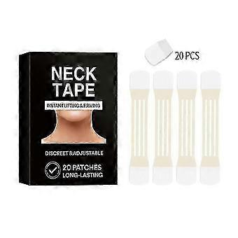 Taśma na szyję Instant Neck Tape, taśma na szyję, niewidoczna taśma liftingująca i ujędrniająca na szyję, do szyi, twarzy i żuchwy, redukująca zmarszczki na szyi, niewidoczna i oddychająca SQ3