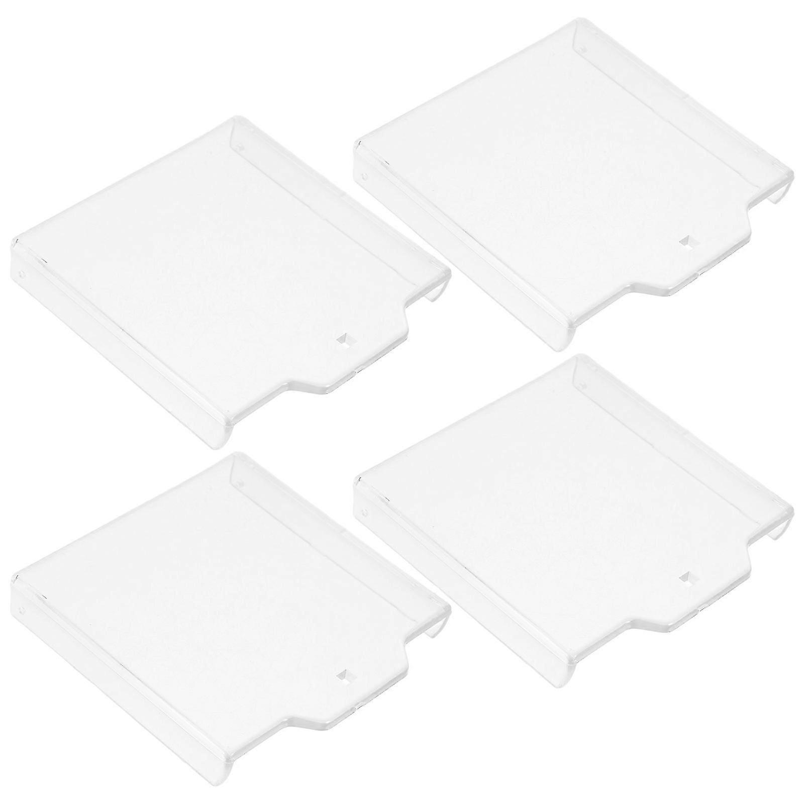 Transparent Fire Protection Switch Button for Power Switch with 4Pcs