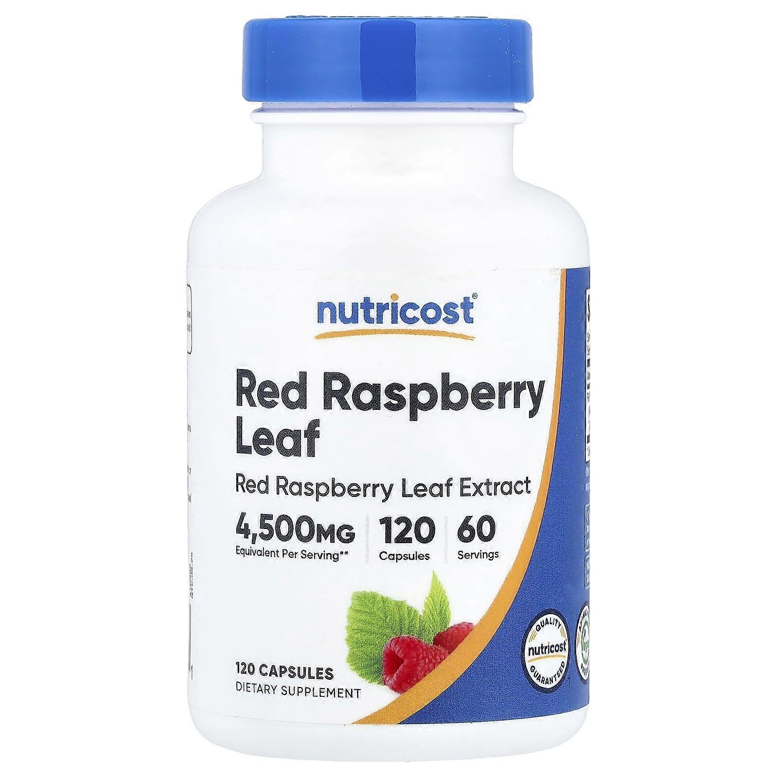 Nutricost, Red Raspberry Leaf, 120 Capsules (150 mg per Capsule), 2-Pack