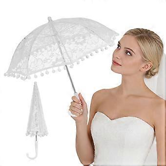 Handheld Parasol Bride Parasol Dance Lace Umbrella Decoration Wedding Accessories