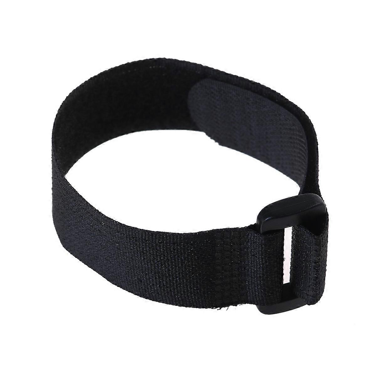 5pcs 30CM Black Hook and Loop Strap Fastener Paste Style Cable Ties Straps