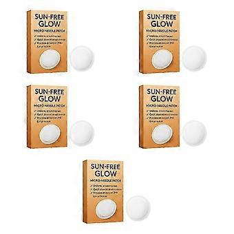 Sun Free Glow Micro-Needle Patches Pack of 10 - Streak-Free, Mess-Free Self-Tanning for a Naturally Even Complexion