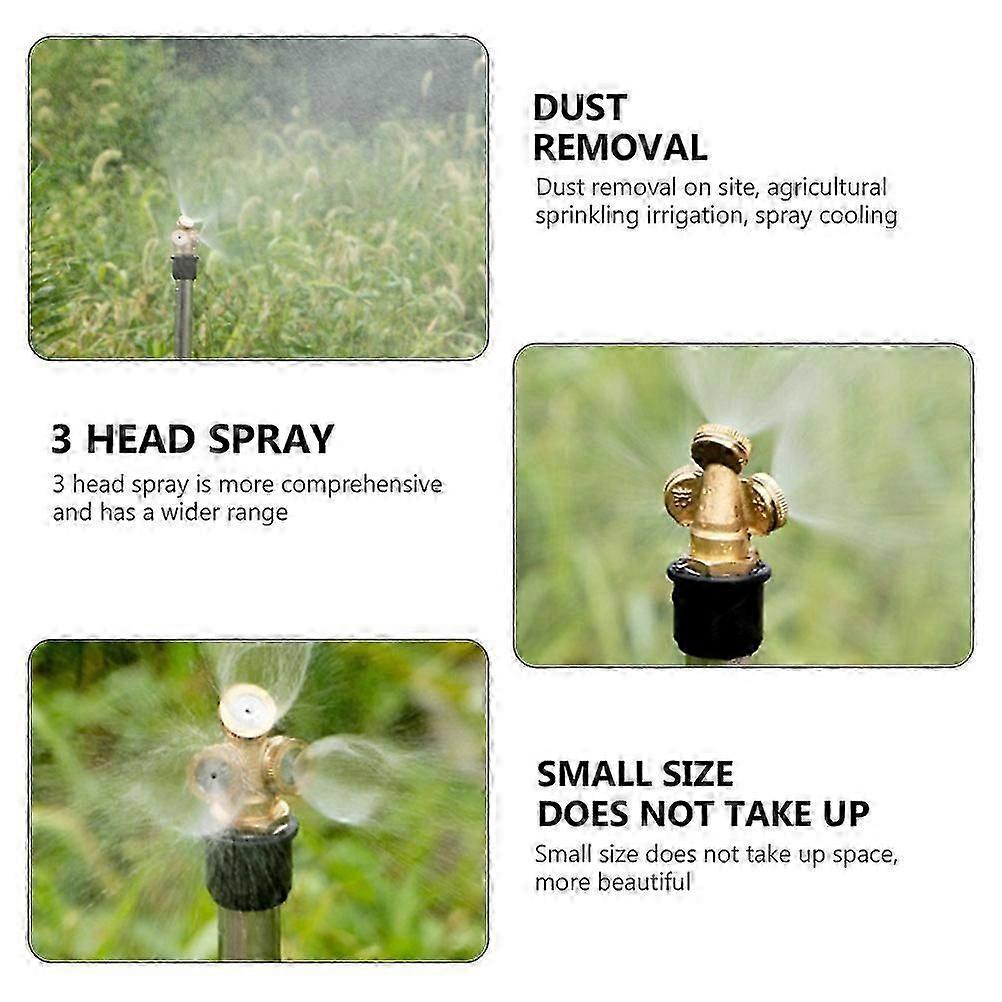 Atomizing Nozzle Brass Spraying Nozzle for Water Misting Use 10Pcs Pack