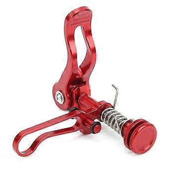 Aluminum Alloy Seatpost Clamp, Waterproof Cycling Accessories Compatible withBicycle (Red)