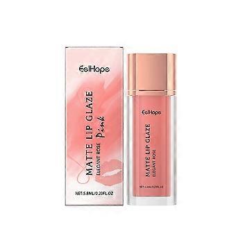 Mattes Lippen-Make-up, feuchtigkeitsspendend, langanhaltend, natürliche Farbe, pflegender Lipgloss, 5,8 ml