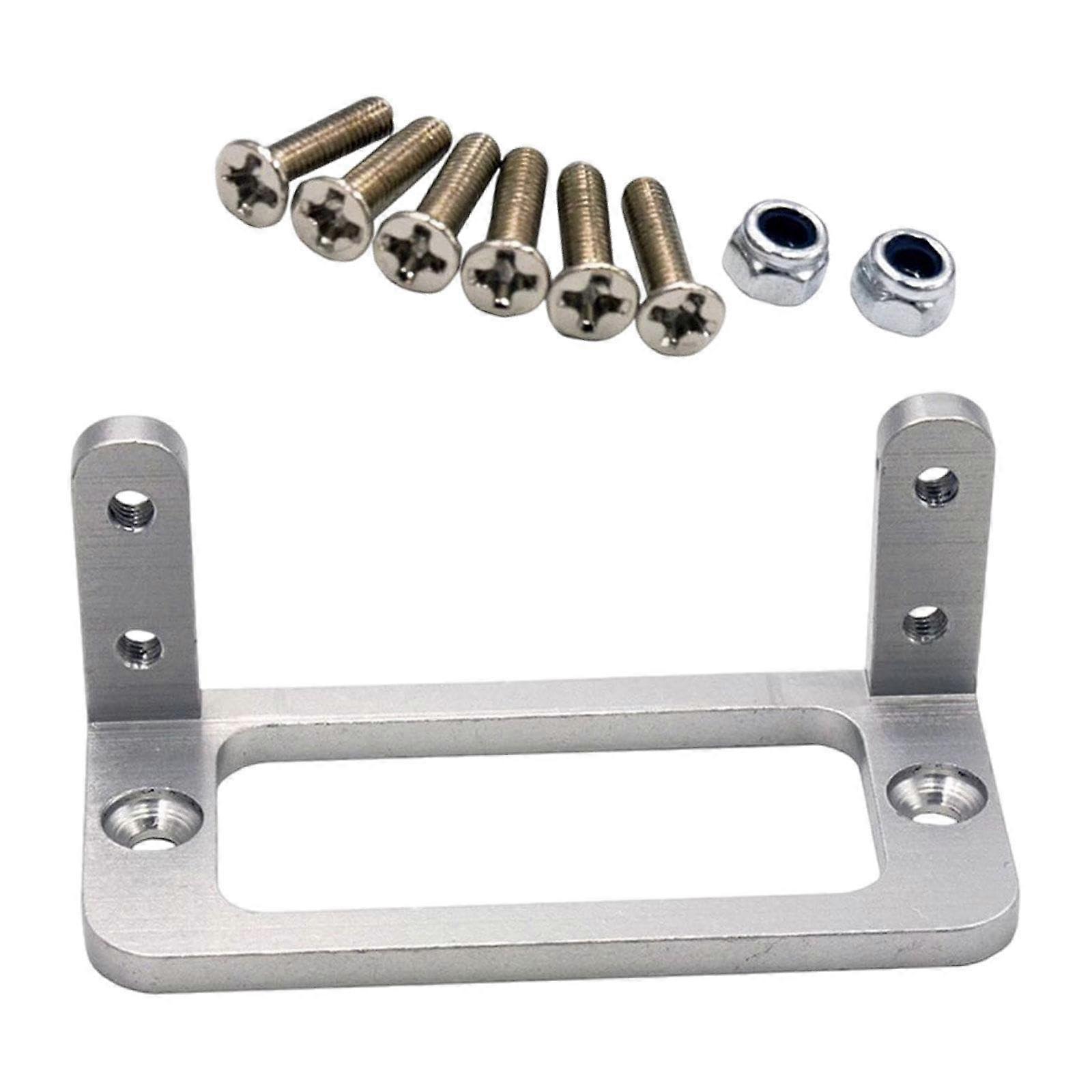 Aluminum Servo Mount for S3003 RC Boat, Adjustable Width Bracket for Precision Alignment and Stability