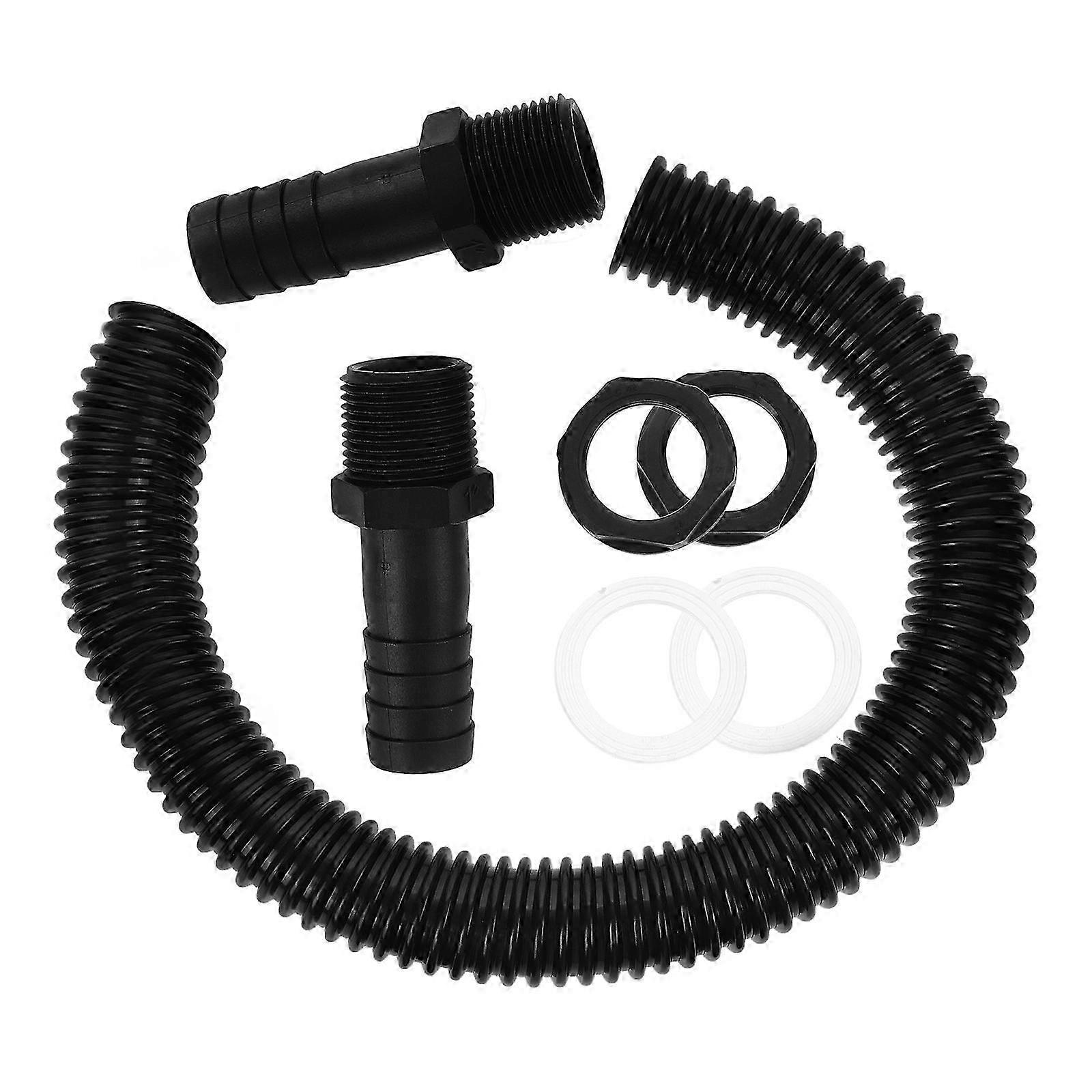 PP Plastic Hose Fitting Connector compatible with Water Tank 1Set