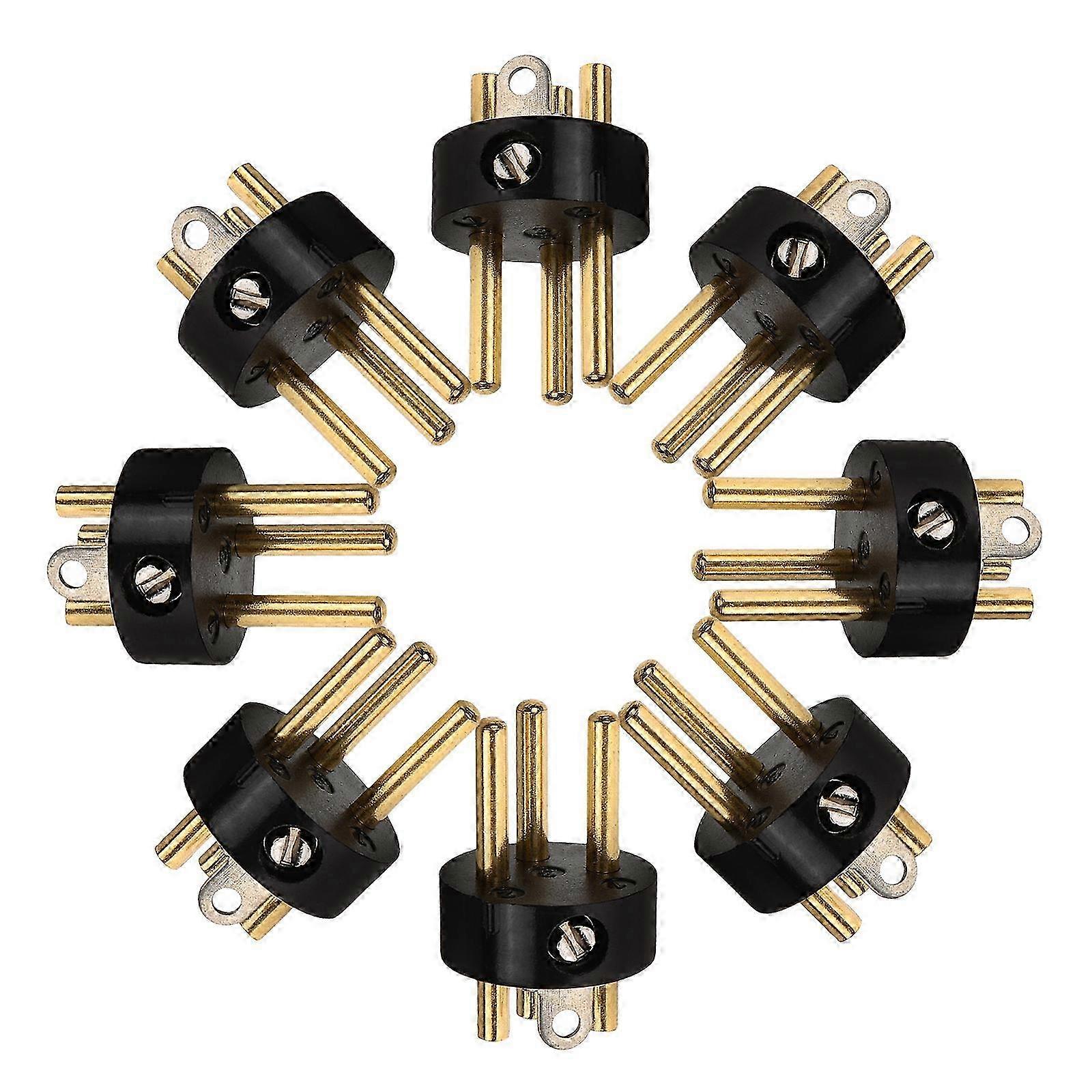 Xlr Balance Adapter Microphone Three-Pin Plug for Audio Cable 8Pcs