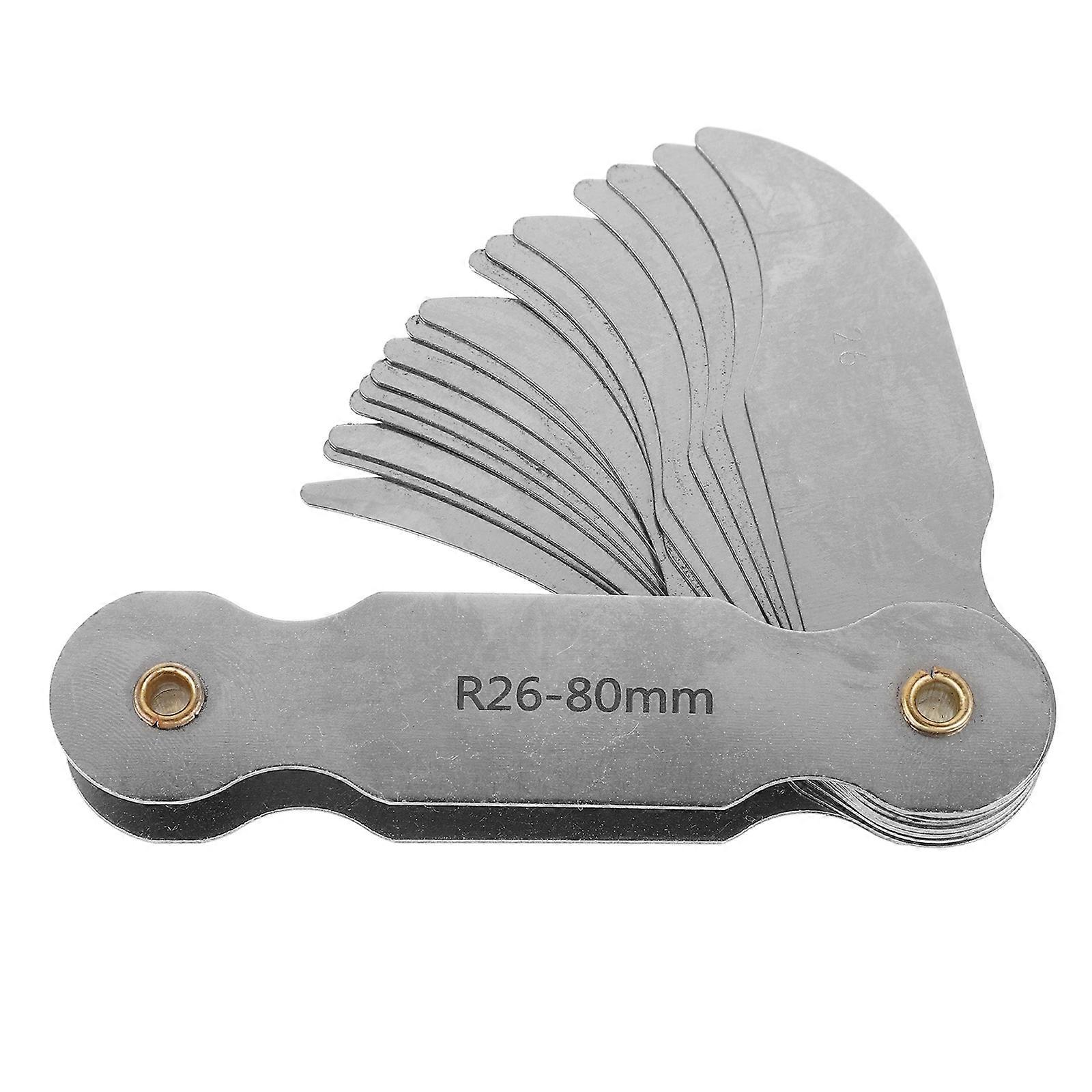 Radius Meter Radius Gauge Replacement Portable Concave Convex Measuring Tool