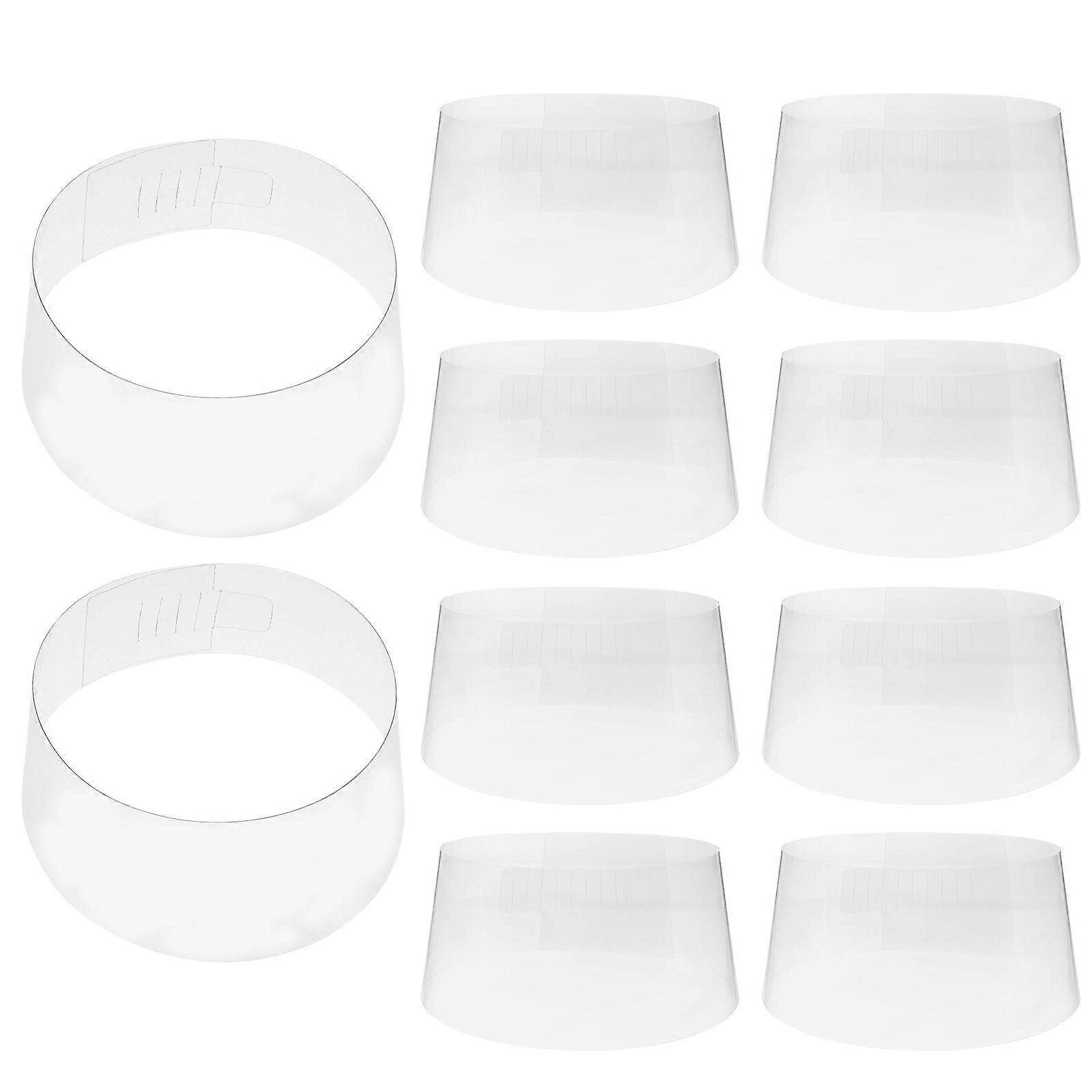 10pcs Hat Inner Supports Flat Straw Hat Shaped Tools Adjustable Hat Inside Holder