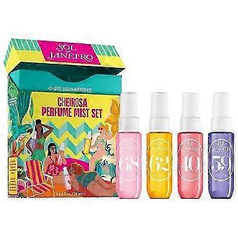 Braziliaanse parfumcadeauset – 4 x 30 ml, unieke, langdurige, exotische geurcollectie