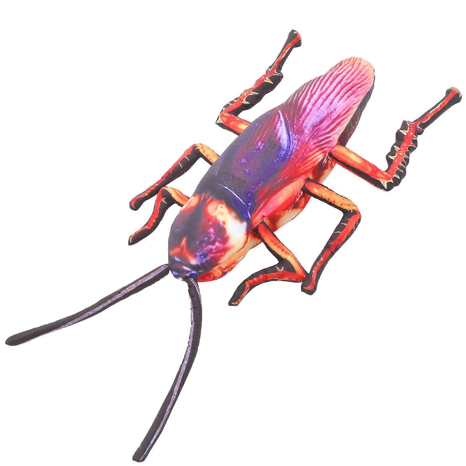 Simulation Roach Toy Fake Roach Model Pillow Plush  Roach Model Party Game Prop