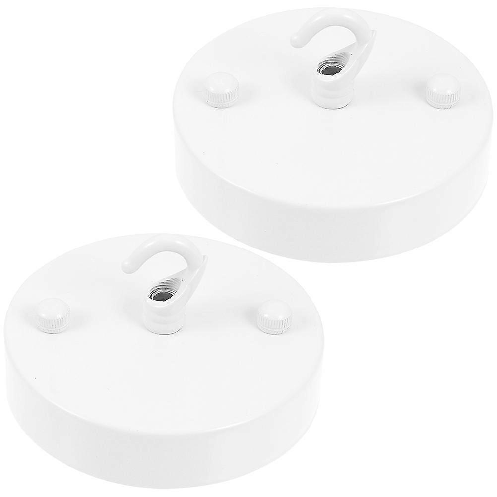 2pcs Ceiling Cover Plate Light Fixture Mounting Plate Ceiling Canopy Accessory