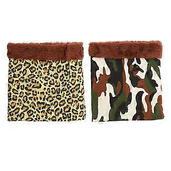 Hamster Sleep Bag Warm Pet Bed for Small Pets 2Pcs Assorted Color