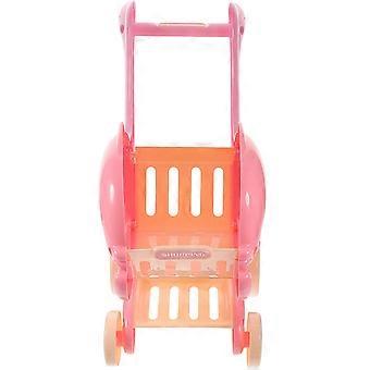 Shopping Cart Toy Plastic Cartoon Grocery Cart Toy Pretend Play