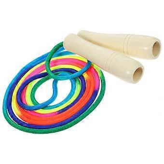 Wooden Skipping Rope for Fitness Training with Adjustable Weight-Loss Jump Rope