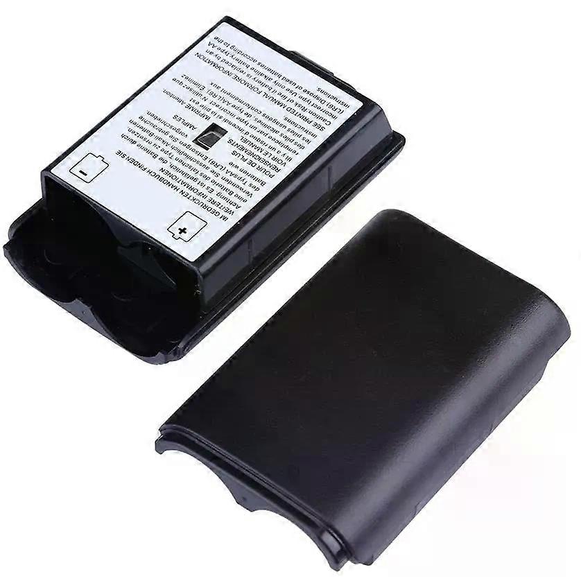 Battery Pack Cover Shell Shield Case Kit for Xbox 360 Wireless Controller High Quality Black Battery Cover Shell